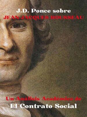cover image of J.D. Ponce sobre Jean-Jacques Rousseau